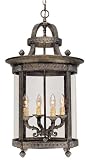 World Imports Lighting 1604-63 Chatham 4-Light Hanging Lantern, French Bronze