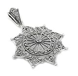Marcasite Flower Pendant