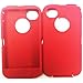 Otterbox Defender Replacement Silicone Skin Case with Oval Cutout for iPhone 4/4S - Red