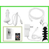 5 in 1 items combo for Amazon Kindle 2 ( 2nd Generation), Barnes & Noble ,Nook includes : Car Charger + Wall Travel Charger + Straight usb data cable + Screen Protector +Fishbone keychain