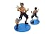 One Piece Set of 5 Hard to Find 5" to 6" Figures with Base and Accessories_s-2