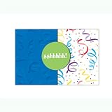 Streamers Sshhh Surprise Party Invitations (8 count)