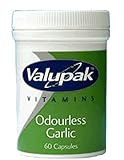 Valupak Vitamins Supplement Odourless Garlic Oil 60 Capsules