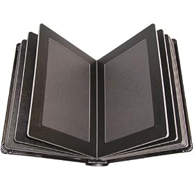 Click here to buy Adorama Pro Photo Album, Burgundy Leatherette Cover with Library Bound Black Pages, Holds... by Adorama.