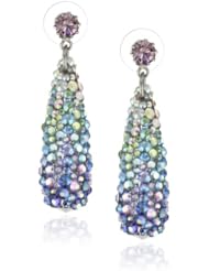 Tarina Tarantino "Aurora" Mu Lyrae Crystal Pave Drop Earrings