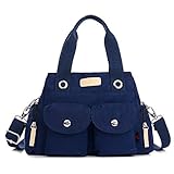 [HONGJING]　ハンドバッグ　レディース　ショルダーバッグ　マザーズバッグ　ママバッグ　斜めがけ　肩掛け　手提げ　ナイロン　防水性　軽量　大容量　スポーツ　アウトドア　オックスフォード　カジュア