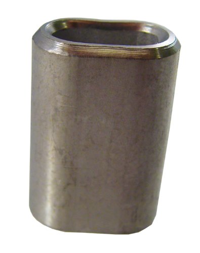 Loos Cableware SL11-8 Stainless Steel Crimping Sleeve for 1/4" Diameter Wire Rope