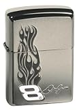 Zippo Dale Jr. Flames Emblem - Black Ice