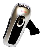 Maxima dynamo rechargeable LED compact flashlight