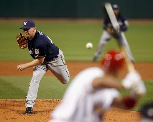 Randy Wolf, Milwaukee Brewers, NLCS Game 4 ,10/13/2011