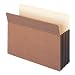 Smead Pocket, Letter, Straight, 5.25-Inch Expansion, Redrope, 10 per Box (73274)