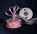 Sheer Organza Ribbon Mono Edge - 7/8" - 25 Yards (75 FT) - Pink
