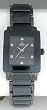 Oniss Women's Caprice Diamond Accented Black Ceramic Watch #ON604-lgm-blk