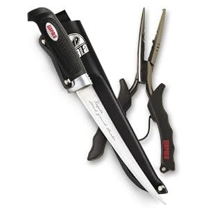Rapala Fillet Tool Combo 8 1/2 Fishing Pliers w / 6 S-G Fillet Knife & Sheath