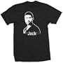 LOST JACK tv show drama season television fan BW SHIRT