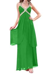 Natural   Waistline Beaded Ankle Length Halter Chiffon Prom Dress/Party Dress 