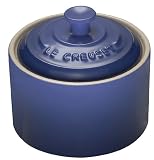 Le Creuset Stoneware Sugar Bowl with Lid, Graded Blue, 300 ml