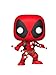 Funko Pop Marvel: Holiday - Deadpool with Candy Canes Collectible Figure, Multicolor