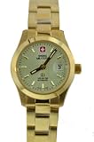 Swiss Military 05-7023-02-002 Freedom Goldtone Stainless Steel Gold Dial Mineral Womens Watch