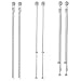 Xhilaration® 3 Pairs of Long Chain Dangling Earrings