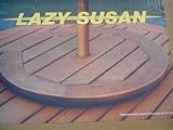 DARK WOOD LAZY SUSAN