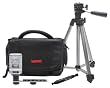 Sunpak Deluxe Starter Kit (Includes Sunpak 48" Compact Tripod, Deluxe Multi-Compartment Bag with Adjustable Divider & Side Pockets, Combo Flash & Video Light, and Deluxe Sunpak LensPen), for Digital Cameras including Sony Cybershot DSC-W220, DSC-W290; Canon PowerShot A1000, A1100, A2000; Nikon Coolpix L100; Kodak EasyShare, Fuji Finepix, and Panasonic Lumix DMC-LZ10, DMC-FX25, and Video Cameras