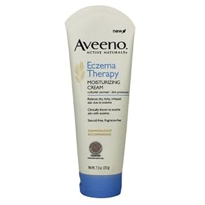Aveeno Eczema Therapy Moisturizing Cream, 7.3 Ounce (Pack of 2)