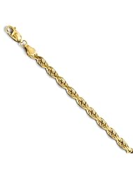 14k Yellow gold Leslies Valu Plus 4.00mm Diamond cut Chain