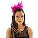 Swanky Celebration Feather Fascinator Cocktail Hat with Headband