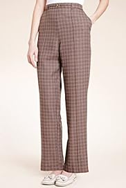 Classic Collection Tonal Checked Pull On Trousers