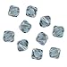 (20) 6mm INDIAN SAPPHIRE SWAROVSKI 5301 Crystal Beads