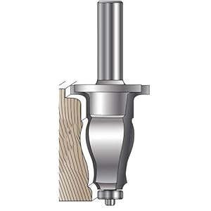 MLCS Architectural Case/Base Molding Router Bit-Colonial Profile