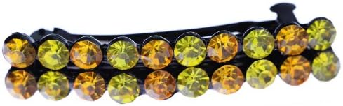 Cute Colorful Hair Clip with Rhinestones Hair Accessory Barettes 12 Pcs