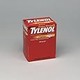 Tylenol Extra Strength Acetaminophen Individually Wrapped Medication, 50 Doses of Two Tablets, 500mg
