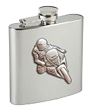 Review Sterling & Classic  / Superbike 6oz Stainless Steel Hip Flask