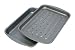 OvenStuff Non-Stick 14.5 Inch x 10.5 Inch x 2 Inch Two Piece Fat-A-Way Roast and Broil Pan