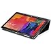Poetic Samsung Galaxy Note Pro 12.2 / Tab Pro 12.2 Case [SlimBook Series] - Folio Case with Folding Cover Stand (SM-P900 / SM-P905 / SM-T900 / SM-T905) Black (3-Year Manufacturer Warranty from Poetic)