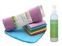Thirsties Fab Wipes 6 Pack and Booty Luster 8 oz with Dainty Baby Reusable Bag Bundle