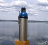 Good Life Gear Eco Friendly 24 oz Stainless Steel With Blue Cap Reusable Water Bottle