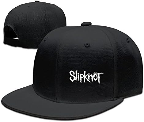 Slipknot Logo Star Crest Fitted Flat Brim Baseball Hat