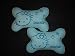 2pcs hello kitty car seat neck rest pillow cushion - blue