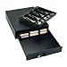 STEELMASTER 1046 Compact Steel Cash Drawer with Disc Tumbler Lock, Includes 2 Keys, Touch Button Release, Removable Tray, Black (225104604)
