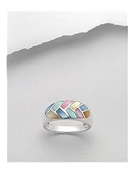 Shell Ring In 92.5 Sterling Silver