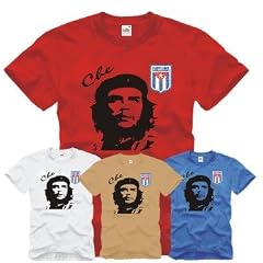 Che Guevara T-Shirt mit gesticktem Cuba Wappen S-XXL S-XXL
