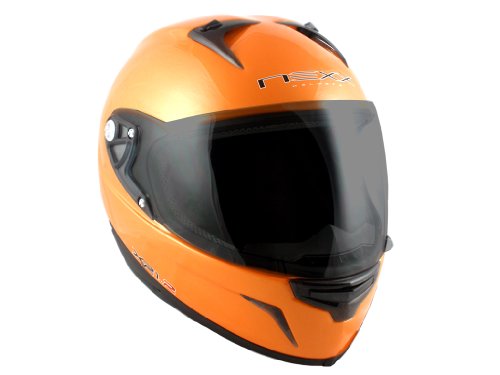 Nexx XR1R Full Face Helmet (Orange, XXX-Large)