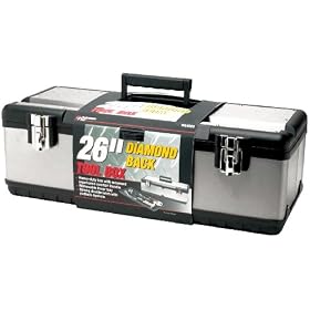 Performance Tool Wilmar W54026 26 Inch Steel Tool Box