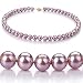 Lavender 7-8mm AA Freshwater Pearl Necklace-36-inch---Opera