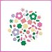 Foam Stickers - Funky Flowers & Shapes (170 pcs)
