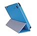 iShoppingdeals - Deep Sky Blue Folding Folio Cover Skin Case and Matte Screen Protector for Insignia Flex 8