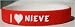 I Love Nieve Custom Wristband